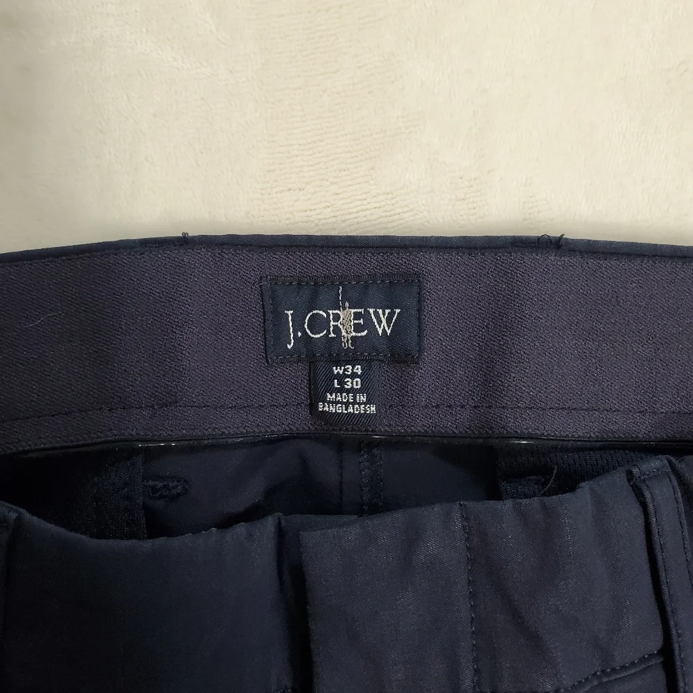 J. Crew‎ Blue Chinos Tailored Cotton Twill